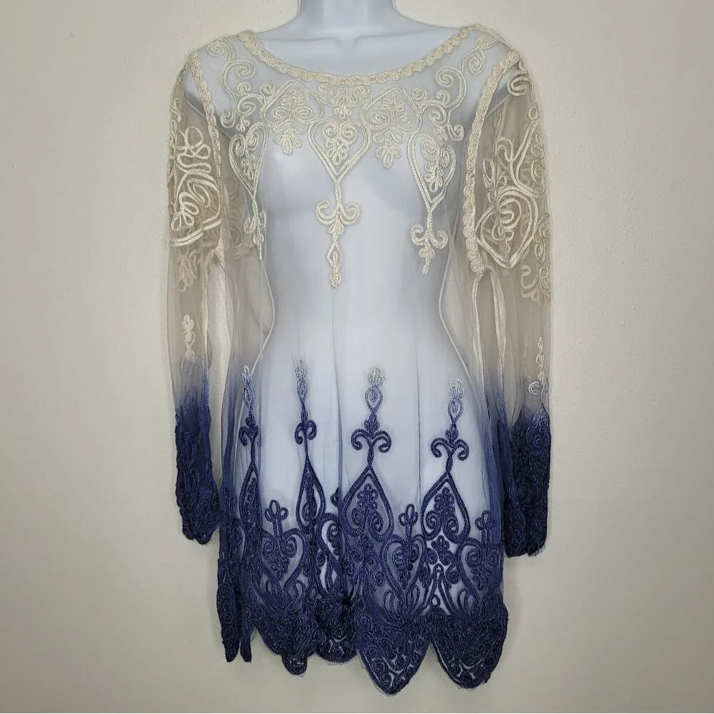 navy blue quince dress with gold Navy Tulle Corset Dress With 3D Lace Flowers – Lisposa